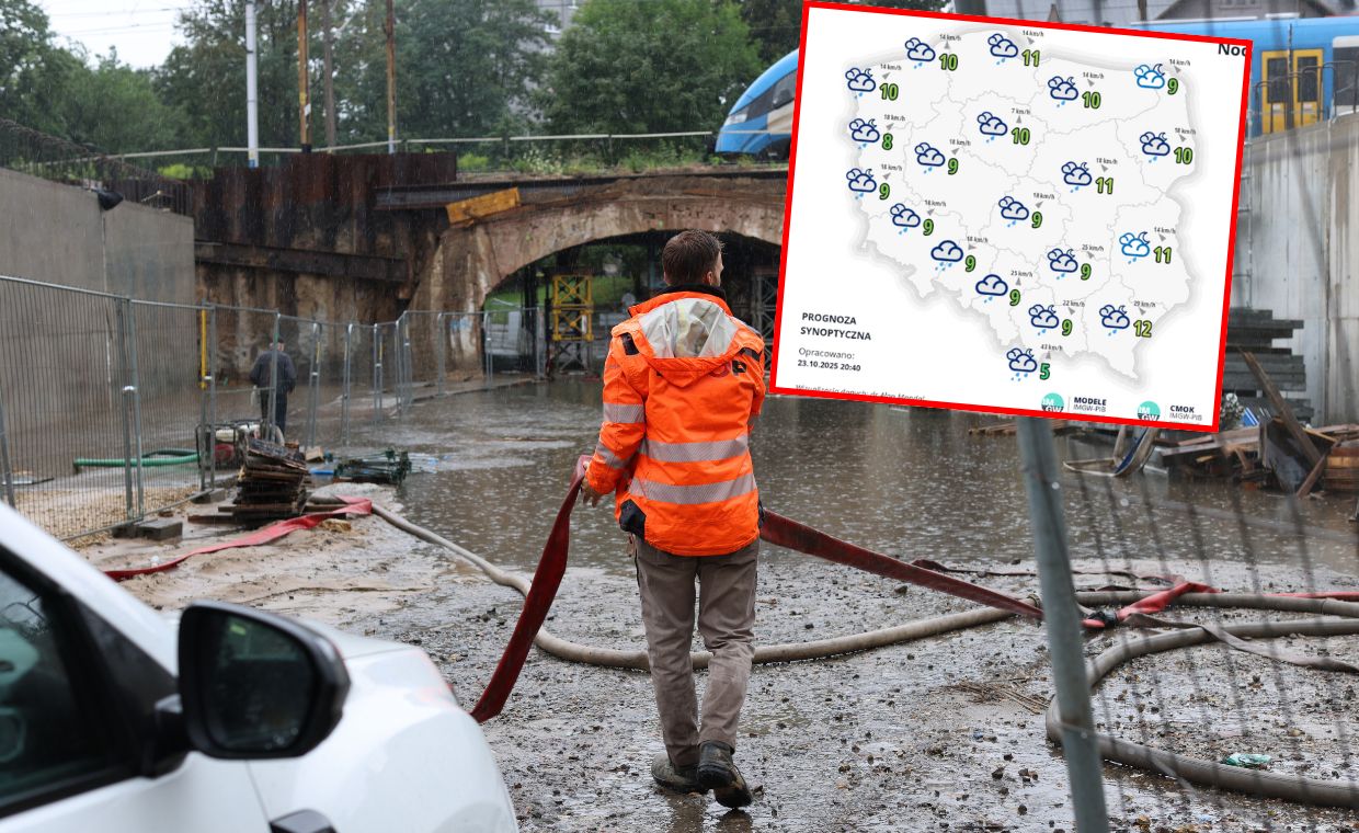 wiadomości,aktualności,WP Wiadomości Ulewy i spadek temperatury uderzają w Polskę