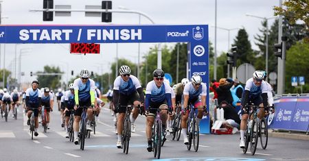 Ponad tysiąc kolarzy na trasie mimo deszczu. Wielkie emocje podczas PZU Gran Fondo Poznań