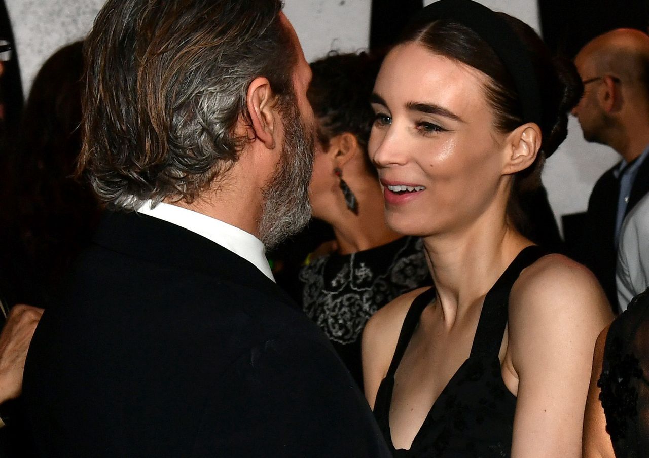 Joaquin Phoenix refers to Rooney Mara as "wife," sparking marriage rumours