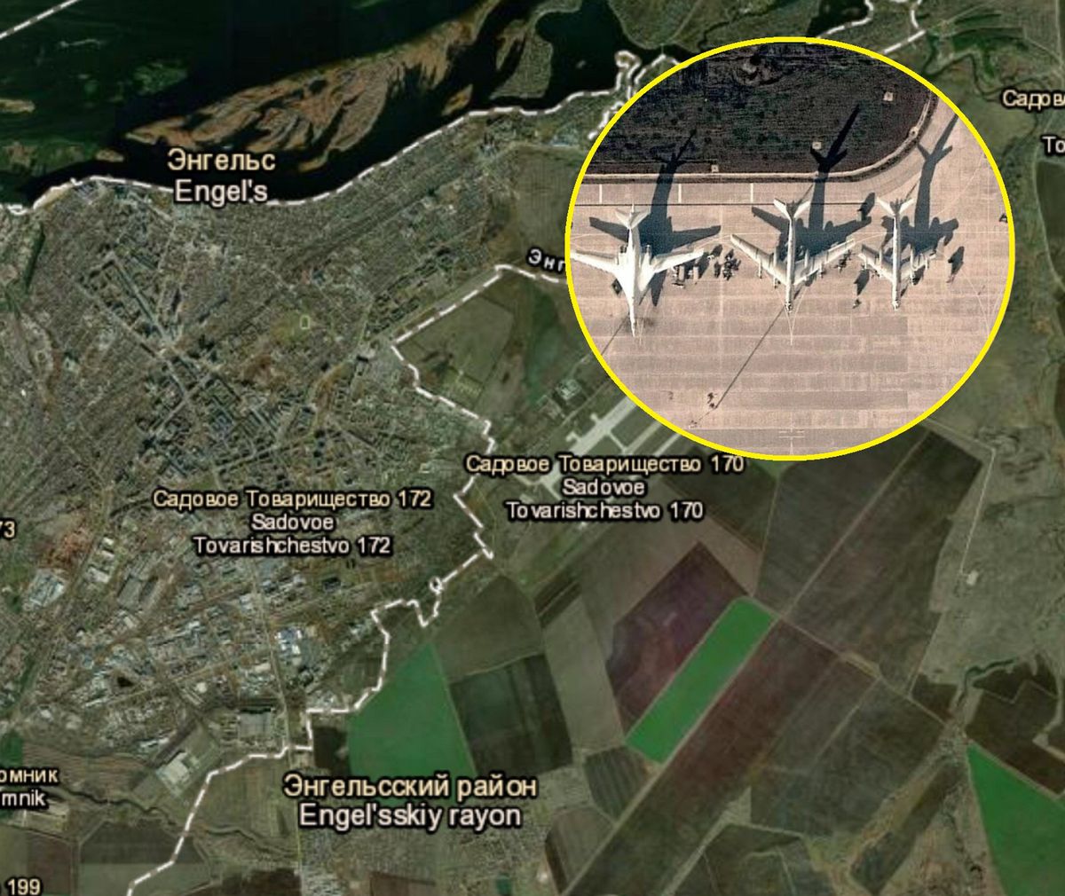 Drony zaatakowały bazy lotnicze w Rosji. Jedną z nich było lotnisko Engels gdzie stacjonują bombowce strategiczne