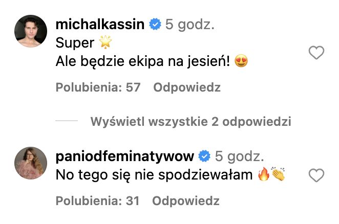 Gwiazdy komentują udział Michała Czerneckiego w "TzG" 