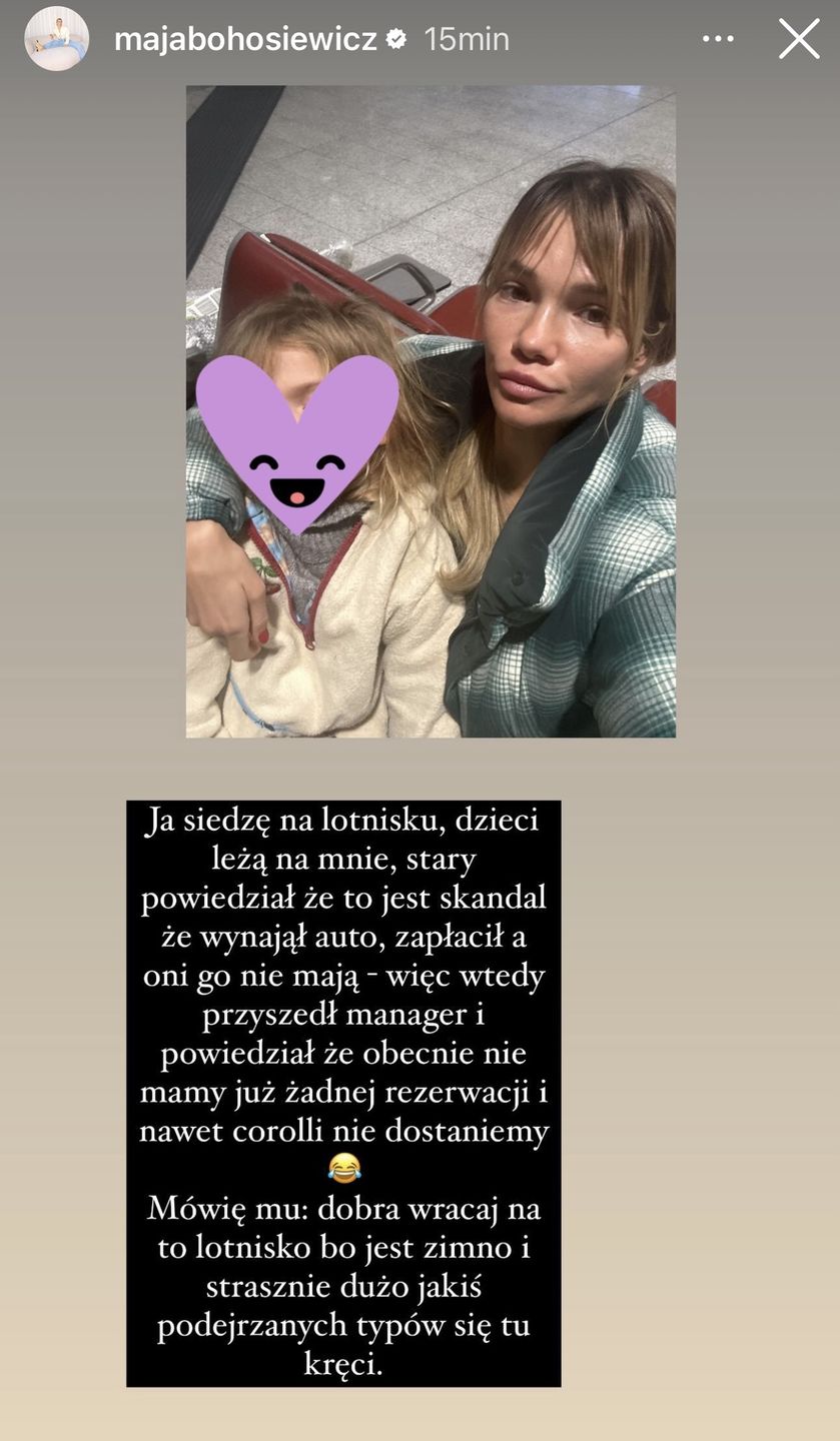 lotniskowy dramat Mai Bohosiewicz