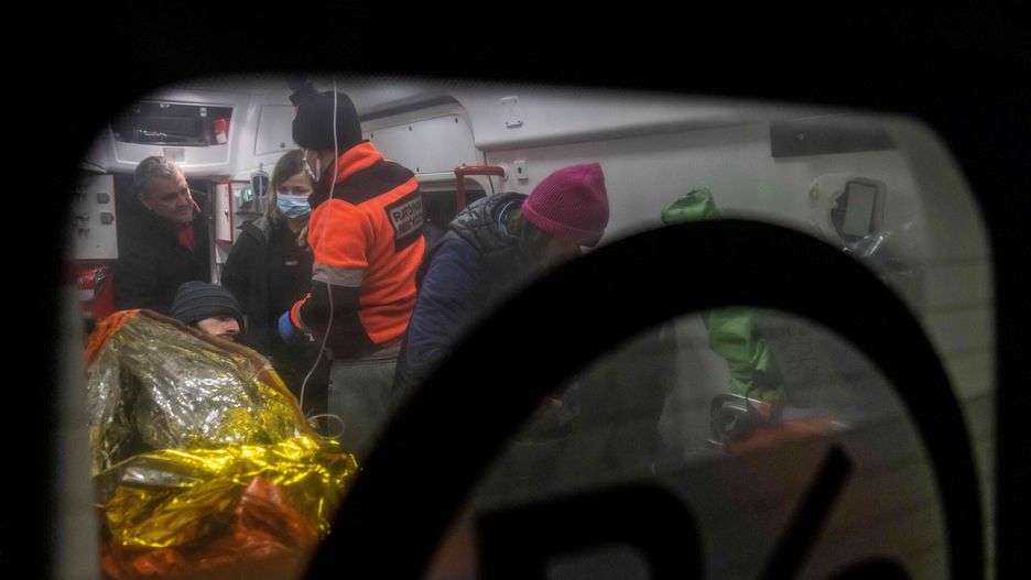 Uchodźcy na granicy polsko-białoruskiej (fot.: Wojtek RADWANSKI / AFP)