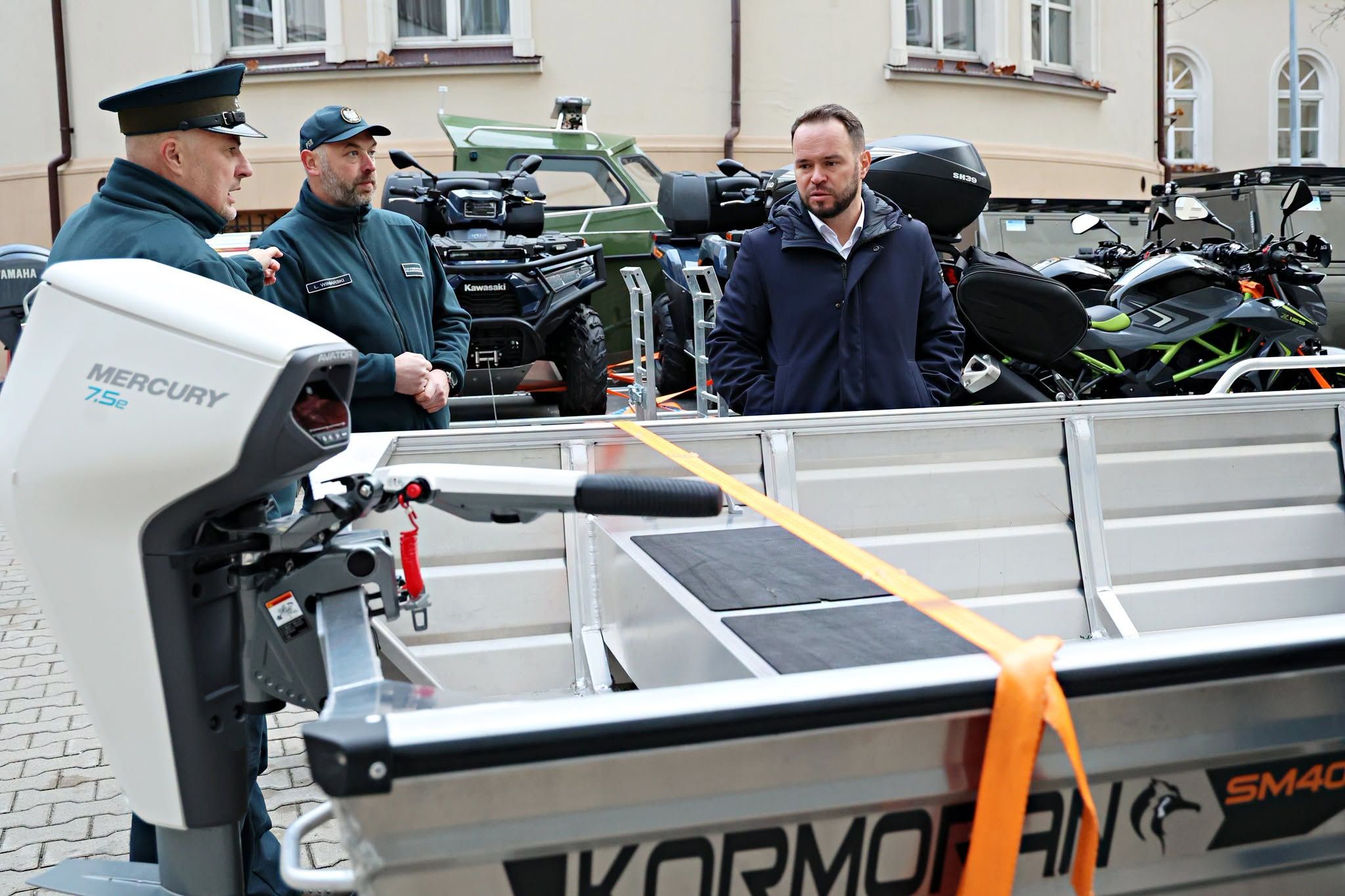 Państwowa Straż Rybacka z nowym wyposażeniem