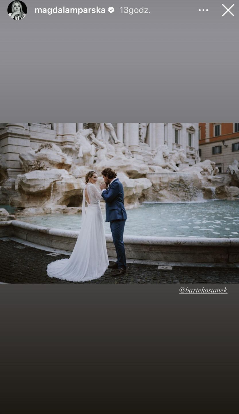 Magdalena Lamparska świętuje 4. rocznicę ślubu