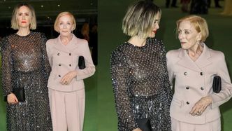 Sarah Paulson i starsza o 32 lata Holland Taylor pozują na gali otwarcia muzeum (ZDJĘCIA)