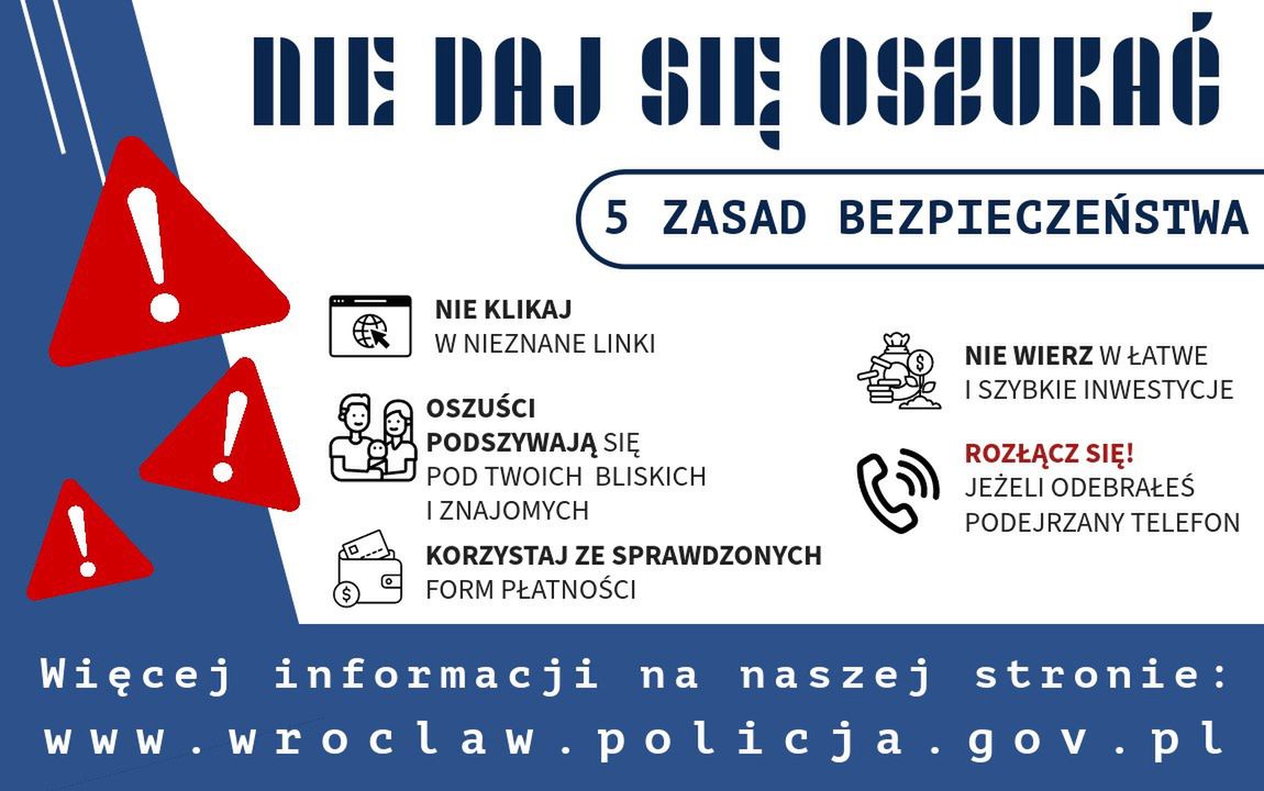 Policja ostrzega przed oszustami