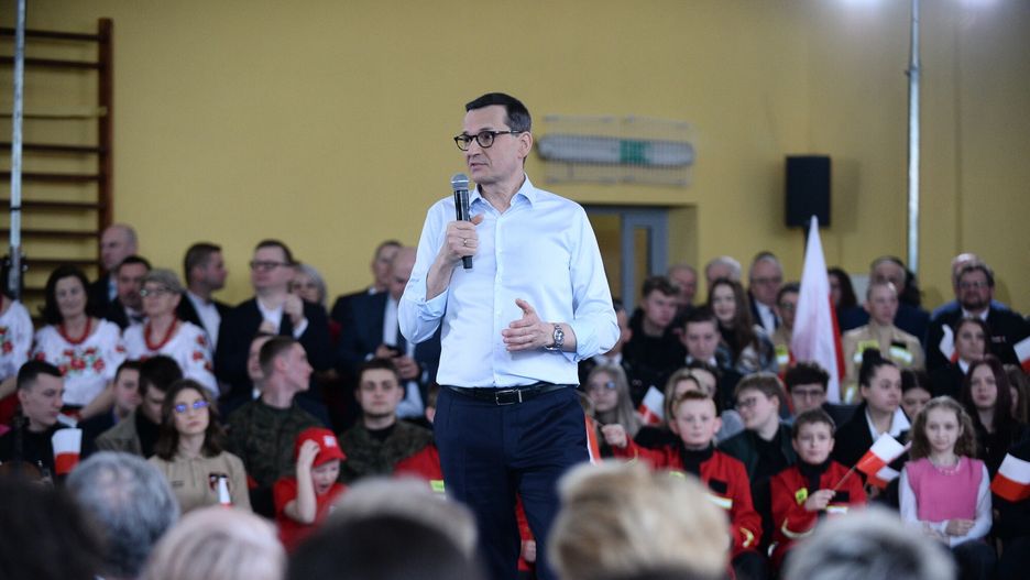 Spotkanie Mateusza Morawieckiego z mieszkańcami Jasła