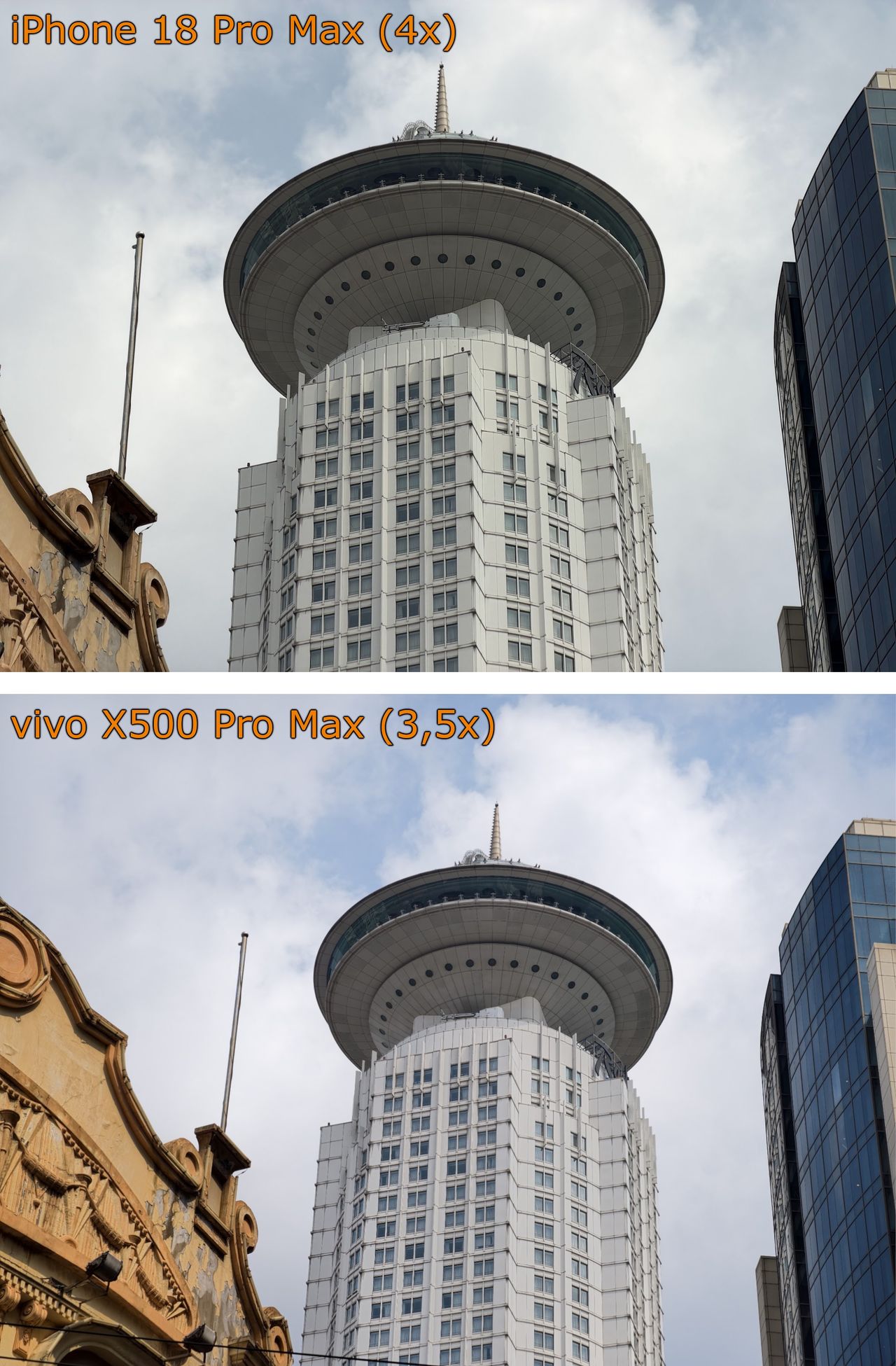 iPhone 18 Pro Max vs vivo X500 Pro Max