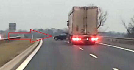 Szokujące sceny na S5 pod Wrocławiem. Film trafił do sieci