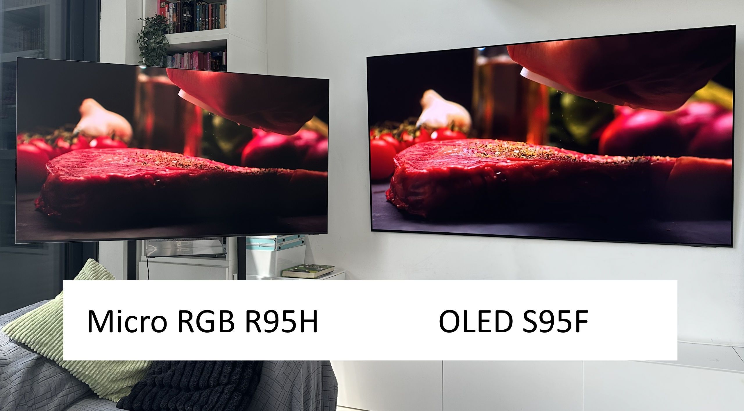 Samsung Micro RGB R95H vs OLED S95F
