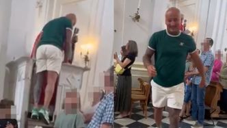 Artur Szpilka PRZERWAŁ MSZĘ! Zachowanie pięściarza niektórych mocno oburzyło: "Nie róbmy CYRKU" (WIDEO)