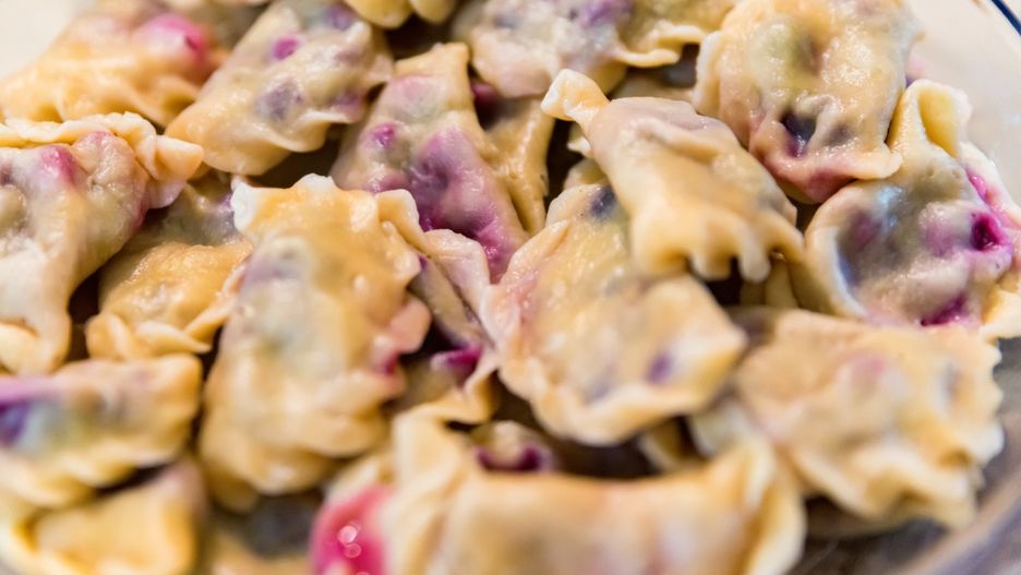 Pierogi z wiśniami