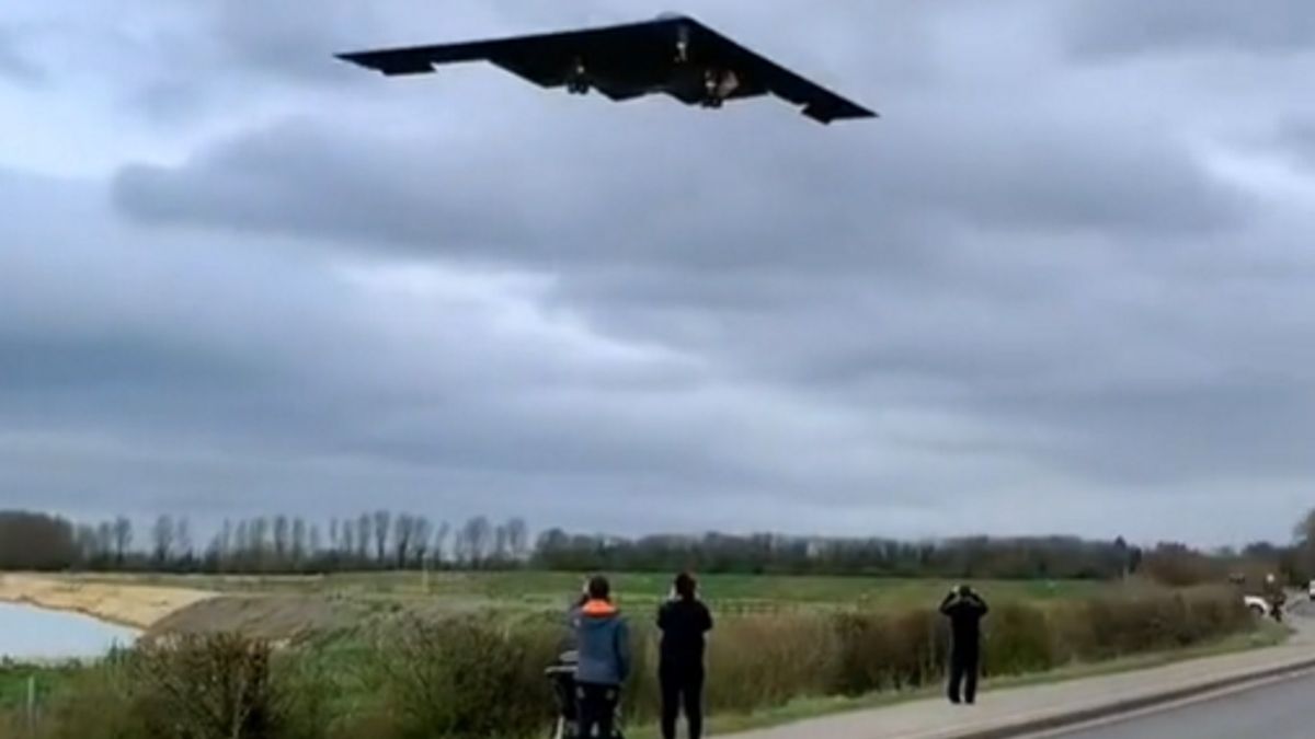 Bombowiec wylądował w Gdańsku