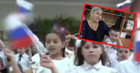 Zapłakane dzieci. Kuriozalne wideo z Rosji