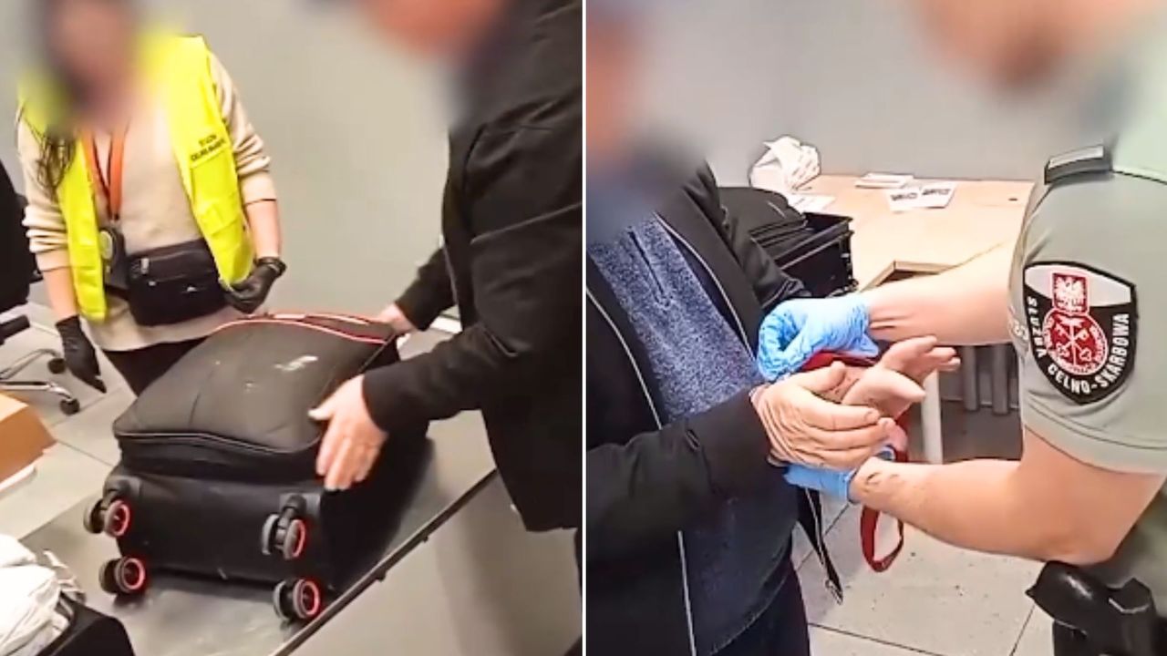 Odkrycie na lotnisku Chopina. Turysta miał cwany plan