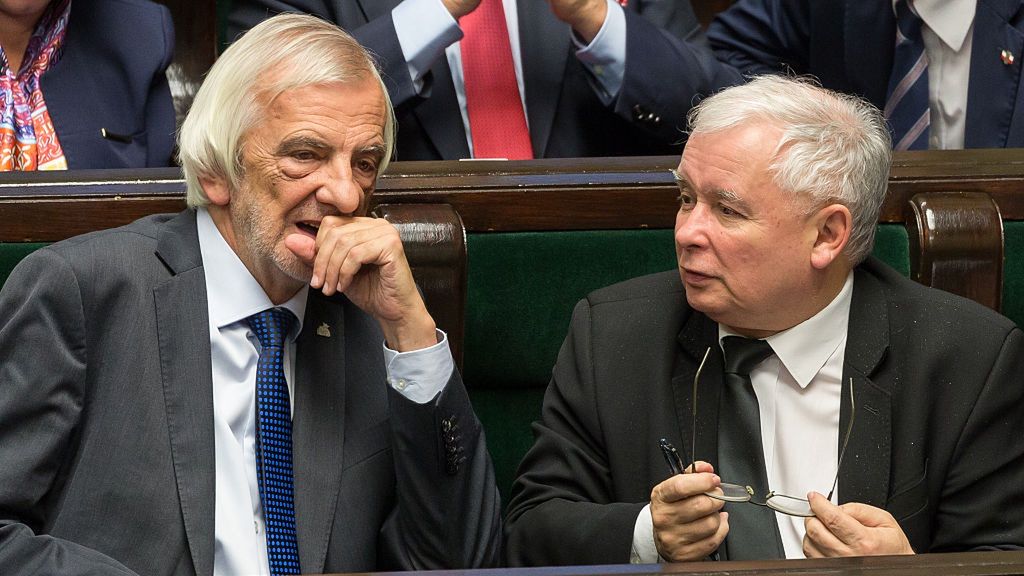 Ryszard Terlecki i Jarosław Kaczyński