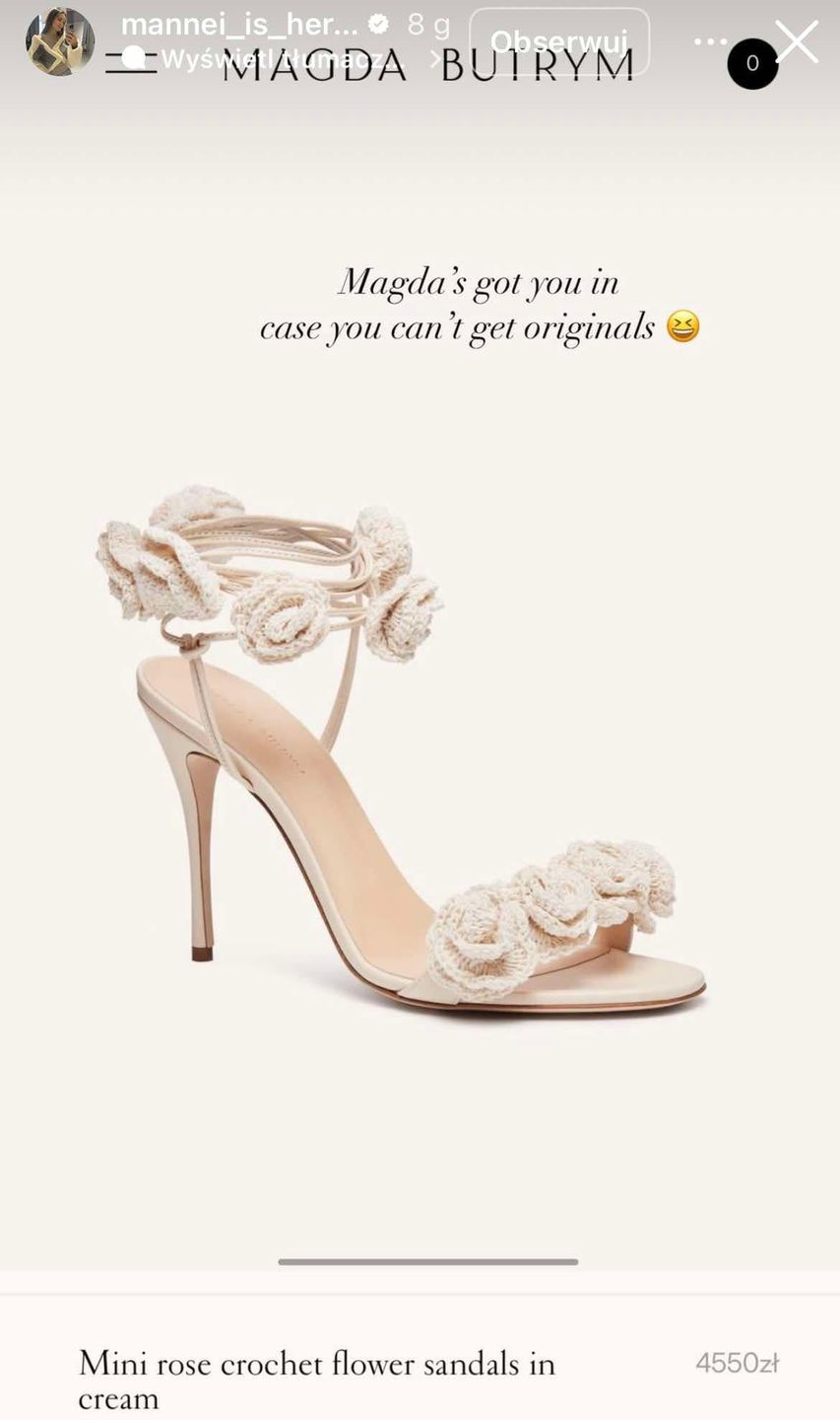 Sara Boruc zarzuca Magdzie Butrym kopiowanie światowych marek