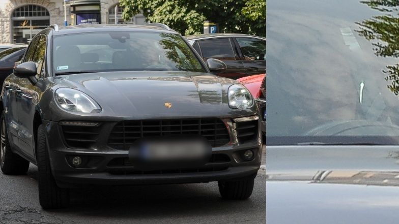 Anna Wendzikowska maszeruje do obitego porsche w klapkach Diora