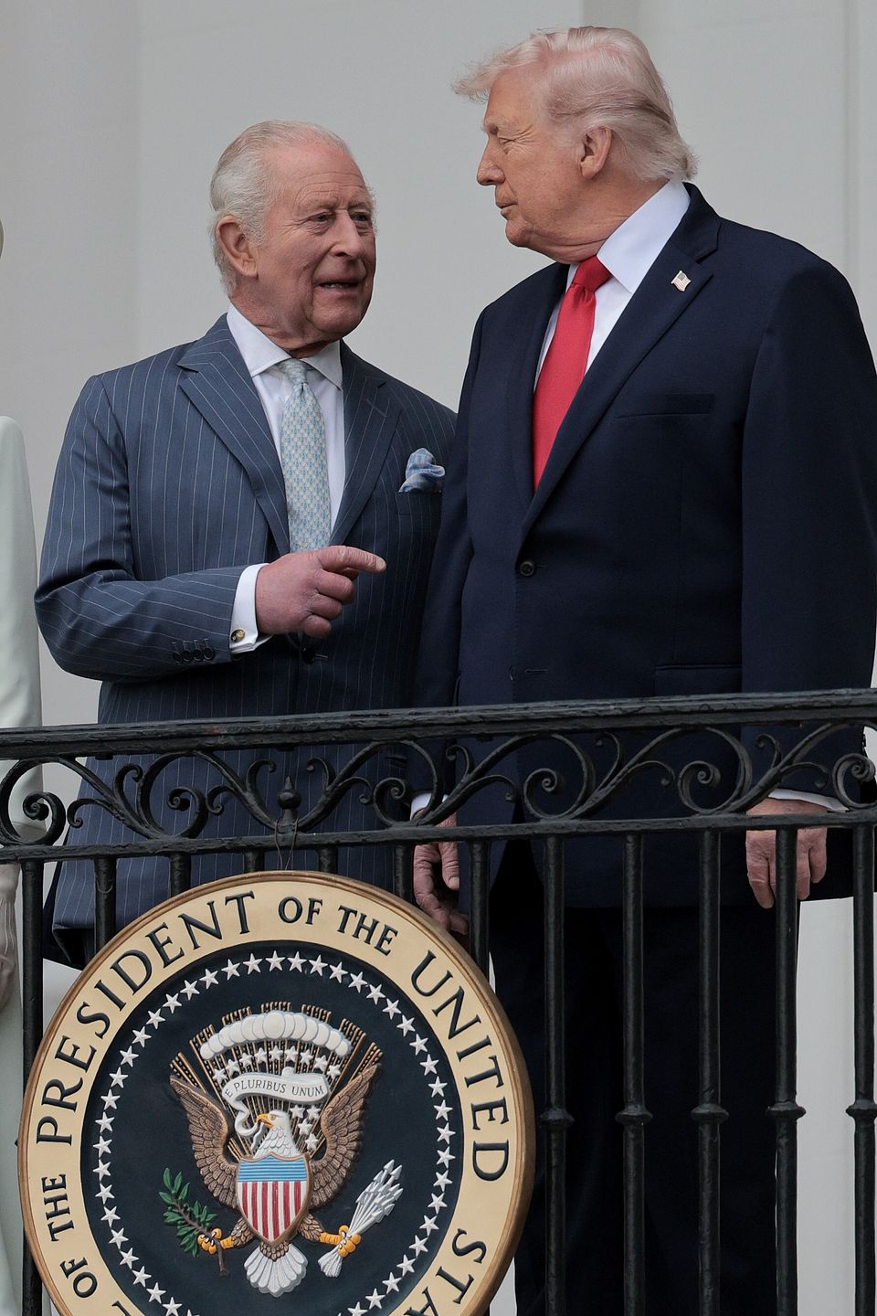 Donald Trump i król Karol III