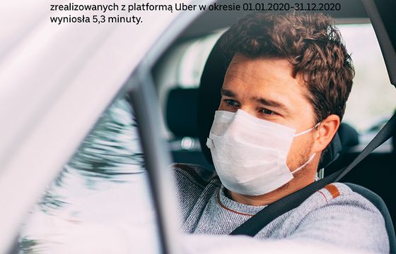 Uber promuje aplikację do podróżowania