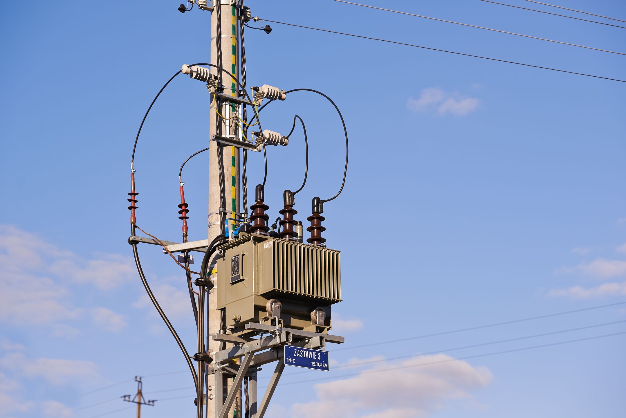 energia, przewody, transformator, kable, energetyka, uziemienie, niebo, instalacja, nadziemna, ampery, waty, wolty