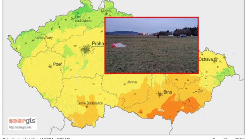 Wypadek na czeskim lotnisku