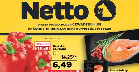 Netto najnowsza gazetka od czwartku 4 sierpnia. Netto gazetka 4.08-10.08