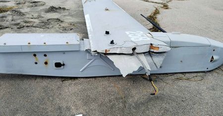 Rosyjski dron w Bułgarii. Znaleziono go na plaży