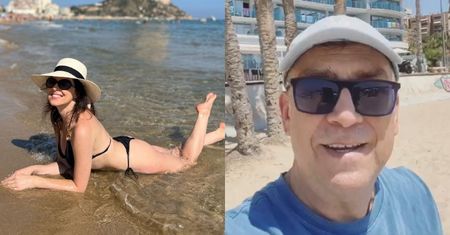 Paulina Koziejowska wije się na plaży i rozmyśla nad związkiem z 62-letnim Maciejem Orłosiem: "Te wakacje to dla nas sprawdzian" (ZDJĘCIA)