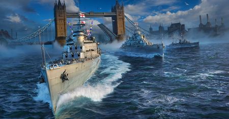 World of Warships z flotą Jej Królewskiej Mości