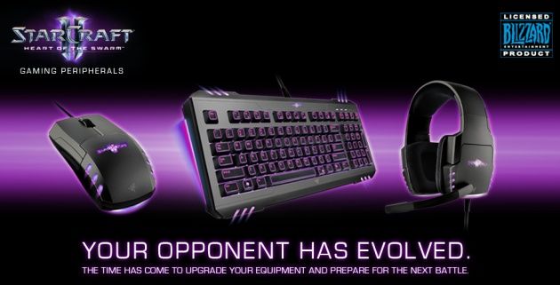 Razer Spectre, Marauder i Banshee peryferia StarCraft II