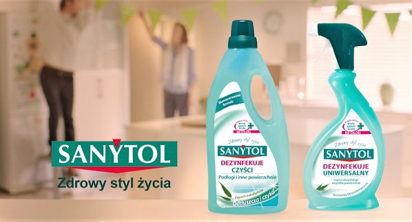 "Zdrowy styl życia" w kampanii reklamowej marki Sanytol (wideo)