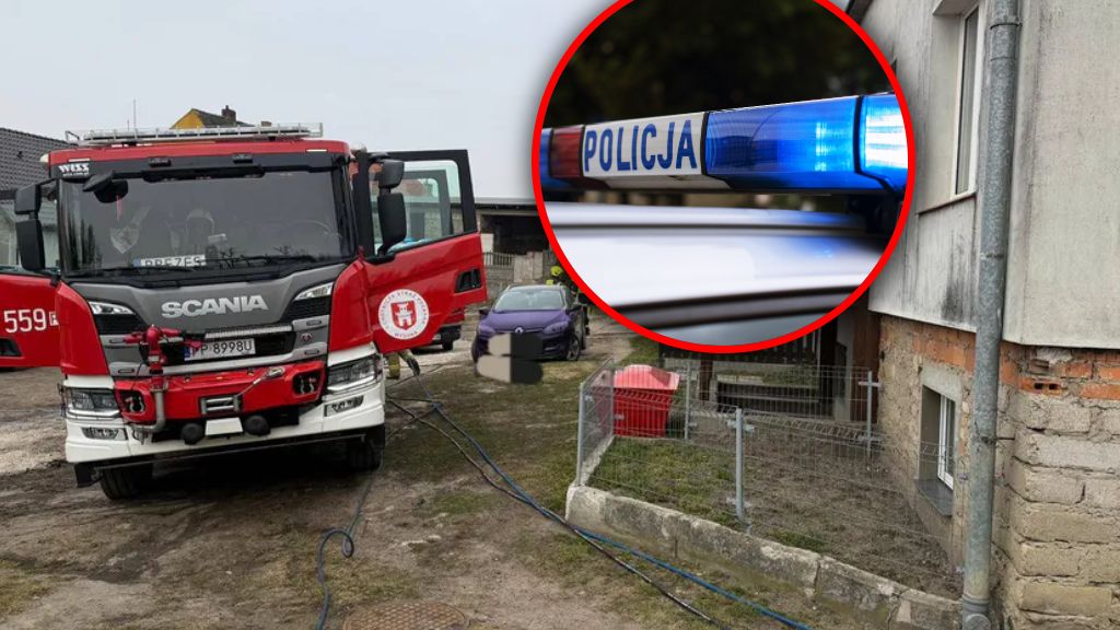 Dramatyczny pożar w Wysokiej. Nie żyje dwójka dzieci