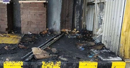 Nocny pożar Stokrotki na Czechowie. Zatrzymano 27-letniego podpalacza