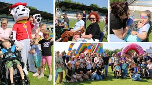 Wyjątkowy piknik przedszkola i szkoły "Cypisek" na stadionie w Aleksandrowie Kujawskim. Zdjęcia
