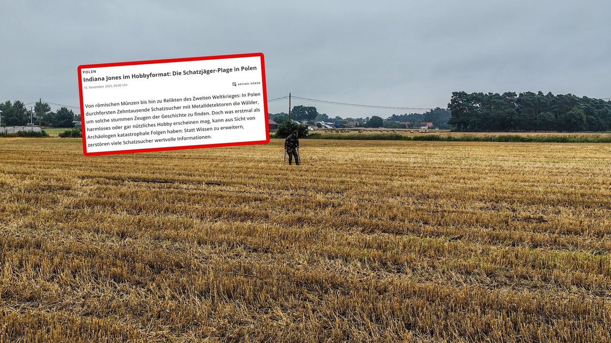 Niemcy rozpisują się o polskich poszukiwaczach skarbów.