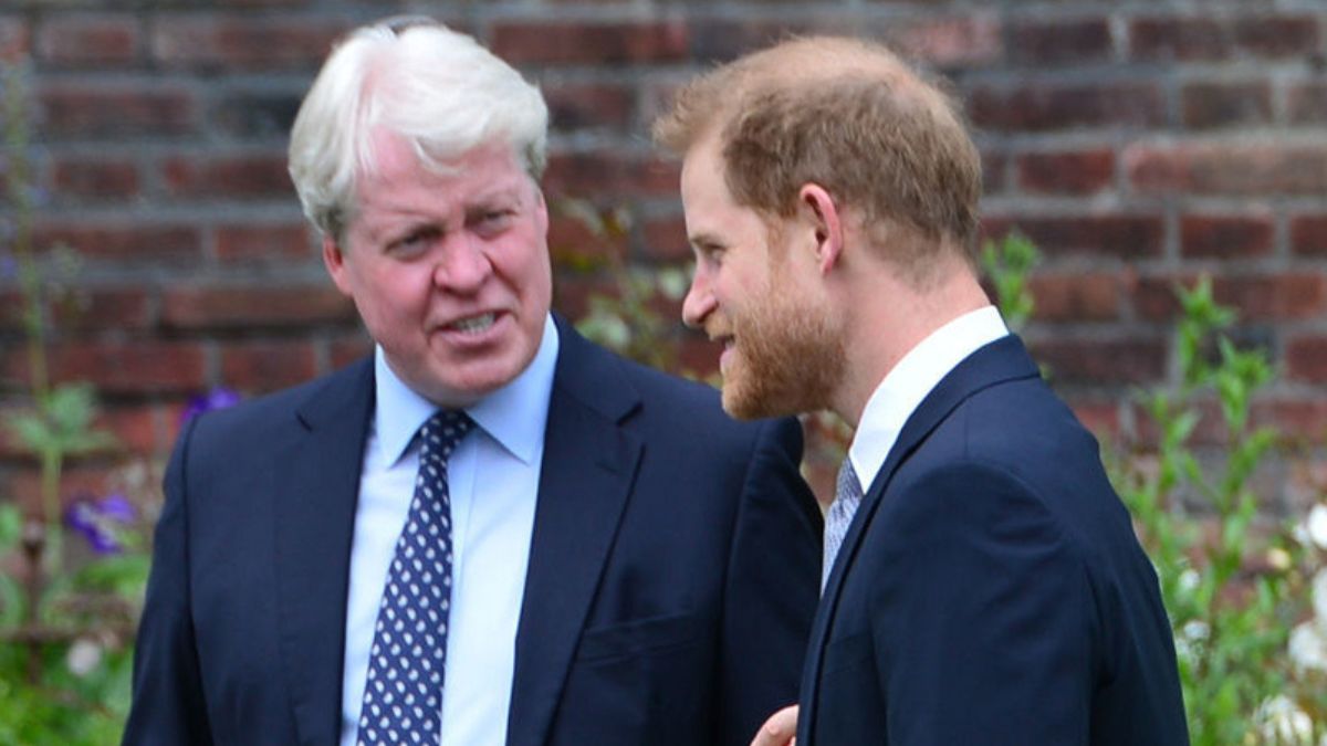 Earl Spencer i książę Harry.
