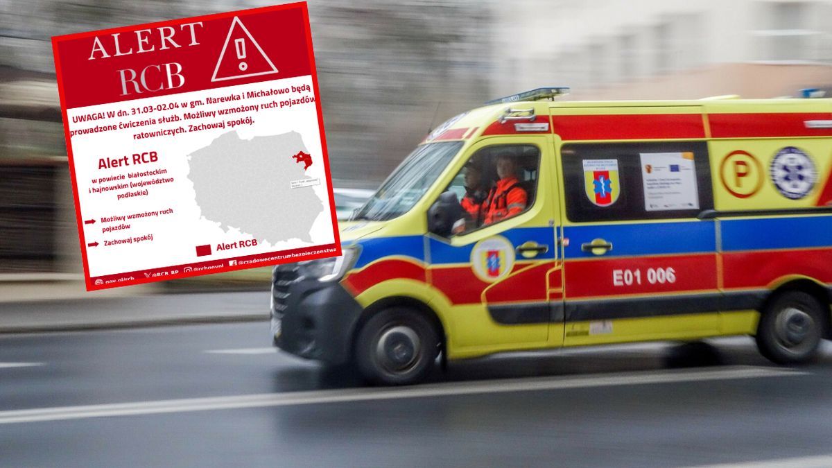 Alert RCB dla dwóch powiatów