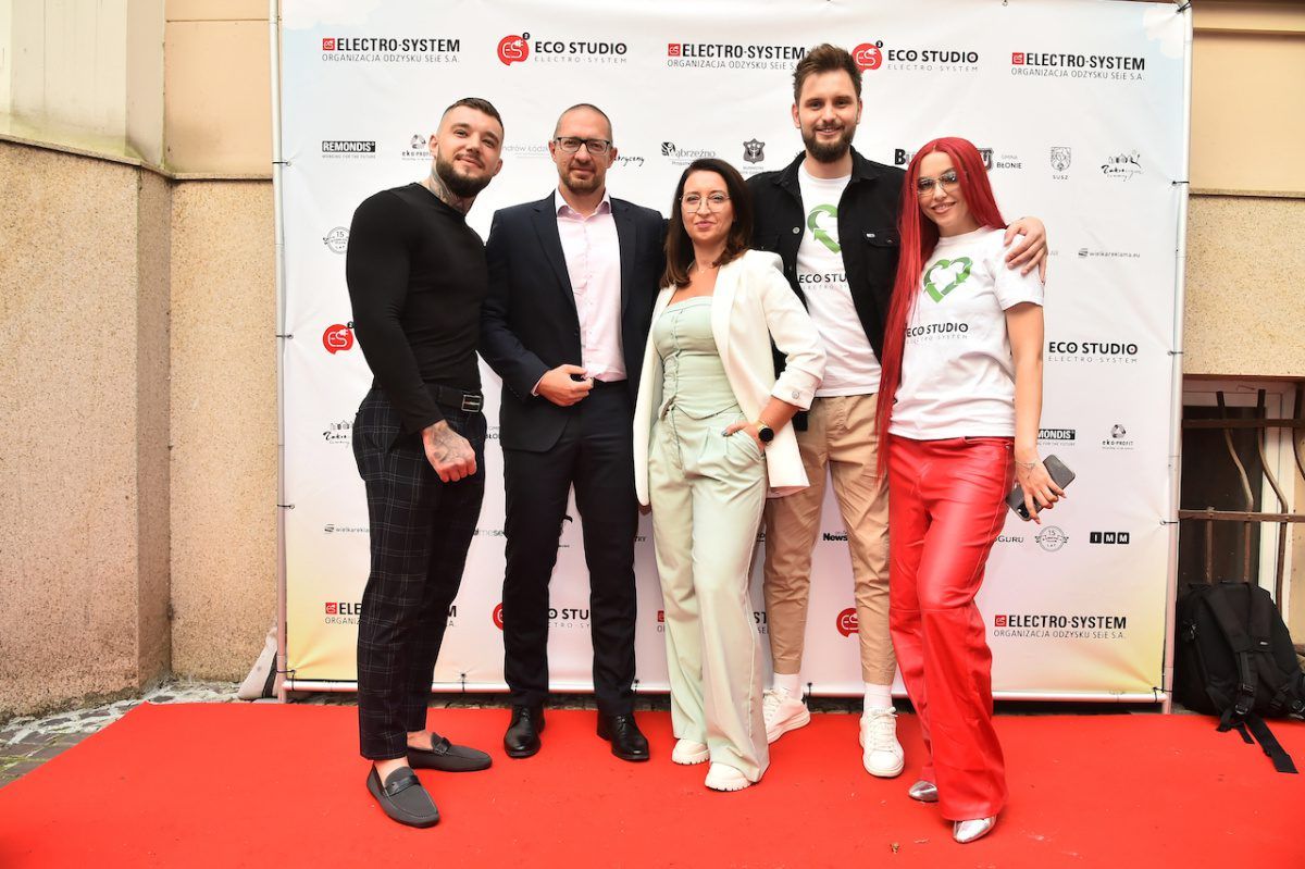 Włodek Troszyn, Prezes Organizacji Odzysku Electro - System Robert Wawrzonek, ekspert Agata Wiśniewska, Kuba Klym i Saszan