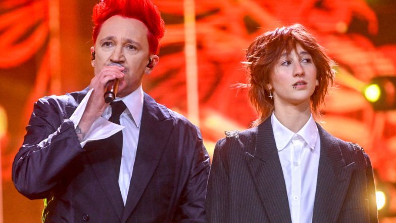 Michał Wiśniewski z córką 