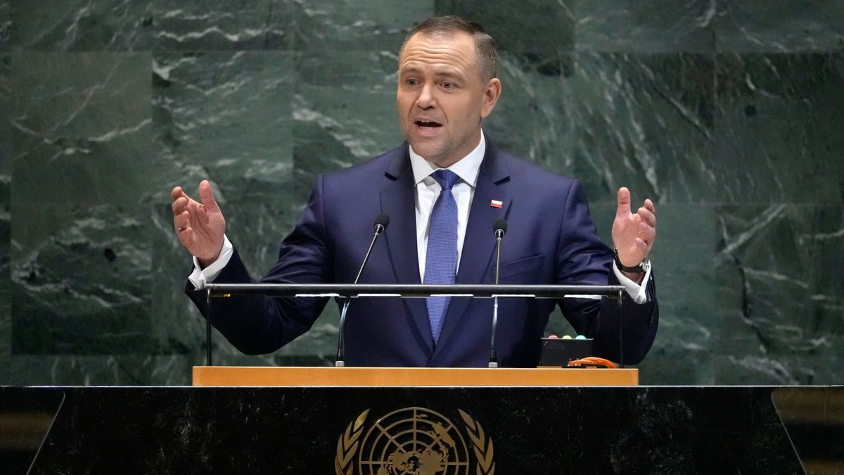 Temporary
President of Poland Karol Nawrocki addresses the 80th session of the United Nations General Assembly, Tuesday, Sept. 23, 2025, at U.N. headquarters. (AP Photo/Pamela Smith)
Pamela Smith