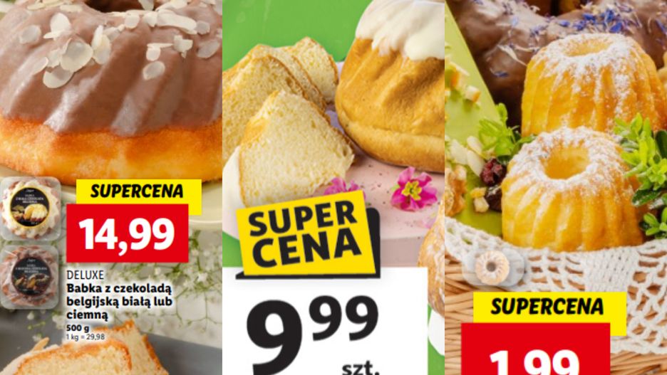 Oferty dyskontów na gotowe babki wielkanocne