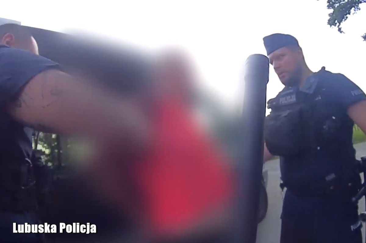 Pościg za pijanym kierowcą w Droszkowie. Policyjna akcja w oku kamery