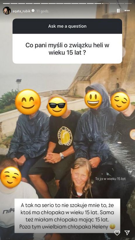 Agata Rubik o córce