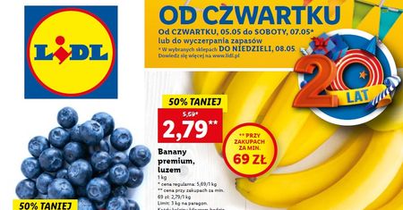 Lidl nowa gazetka 5.05-8.05. Promocje w Lidlu od czwartku 5 maja