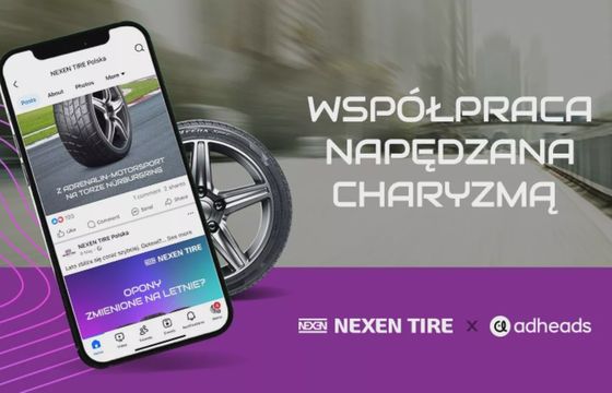 Nexen Tire Polska nowym klientem Adheads. Marka debiutuje na socialach