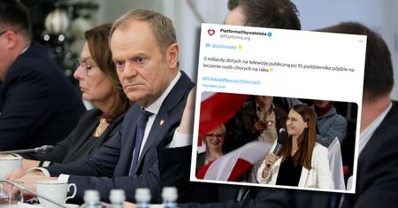 Miliardy na TVP, nie na chorych na raka. Są bezlitośni dla rządu Tuska
