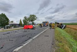Tragiczny wypadek. Dwie osoby zginęły na miejscu