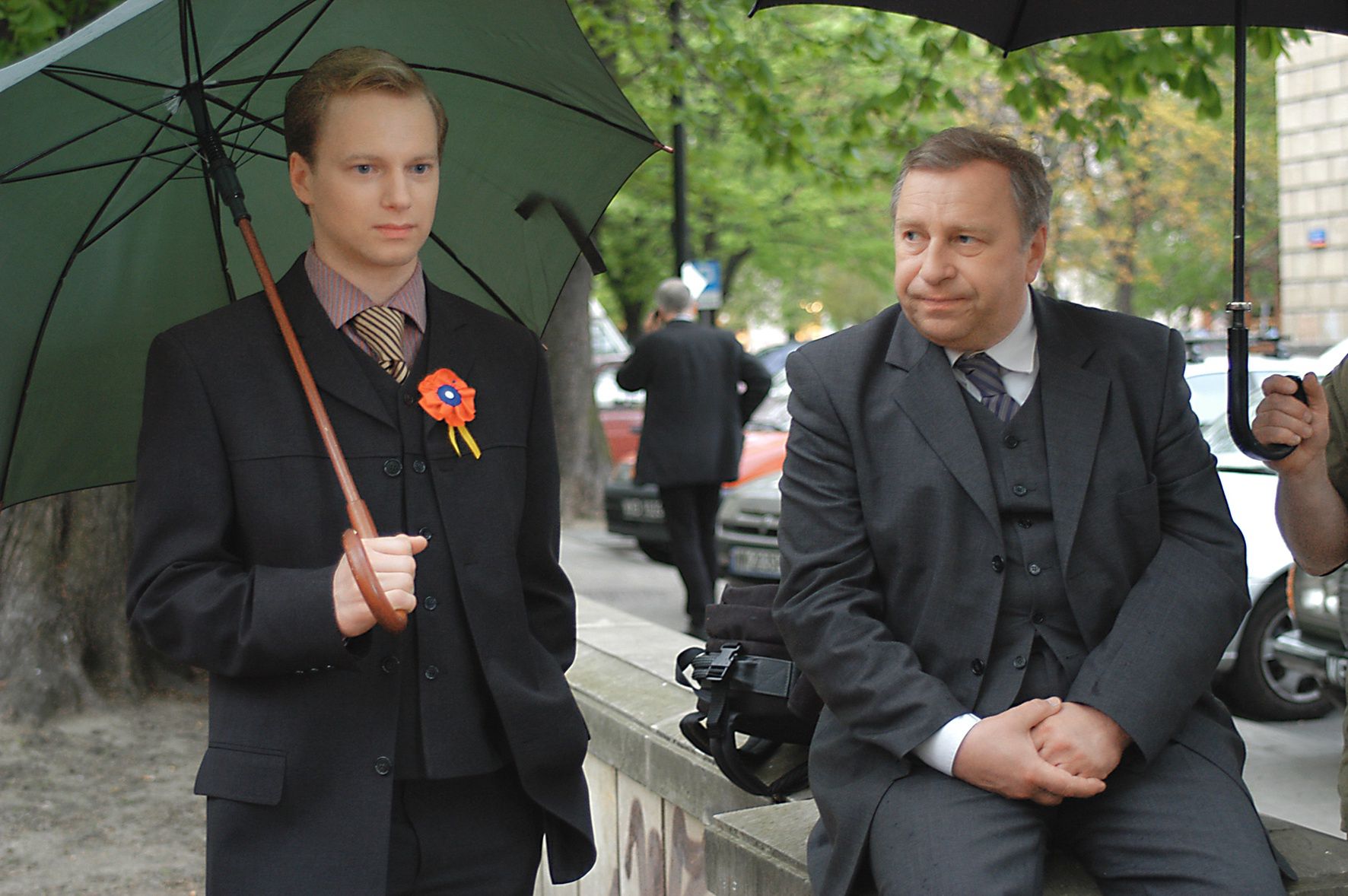 Jerzy Stuhr i Maciej Stuhr